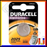 Duracell Lithium CR2025 DL2025 Pile 3V - Blister 1 Batteria