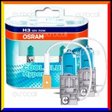Osram Cool Blue Hyper Effetto Xenon HID - 2 Lampadine H3