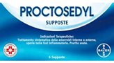 Proctosedyl Supposte - Per il trattamento sintomatico delle emorroidi - 6 Supposte