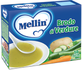 Mellin Brodo di Verdure gusto delicato 10 bustine monodose