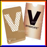 Grinder Card Formato Tessera Tritatabacco in Metallo - Gold V Syndacate GC02