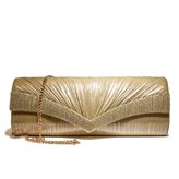 Ikaros borsa gioiello donna pochette A1050ORO Oro - Stagione : Primavera/Estate, Colore : Oro, Genere : Donna