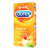 Durex Tropical Mix Aroma Frutta Vestibilità Aderente 6 Profilattici