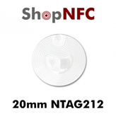 Tag NFC NTAG212 20mm adesivi