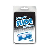 Chiavetta USB Integral Slide 8 GB USB 2.0 flash drive Blu INFD8GBSLDBL