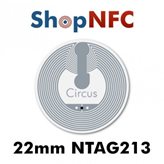 Tag NFC NTAG213 22mm adesivi