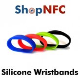 NFC Silicone Wristbands - Premium - NFC Chip : NXP NTAG213- Custom Printing : No