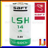 Saft Batteria Al Litio LSH 14 ER-C Mezzatorcia C - Batteria Singola