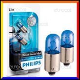 Philips Blue Vision Ultra Effetto Xenon - 2 Lampadine T4W