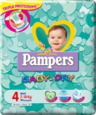 Pampers Baby Dry Pannolini Maxi Taglia 4 7-18 Kg 19 Pannolini