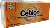 Cebion - Integratore alimentare per le difese immunitarie - Gusto Arancia - 10 compresse effervescenti