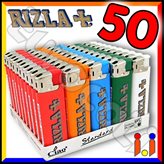 Ciao Fantasia Rizla Color - Box da 50 Accendini