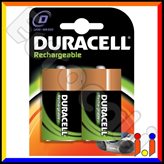 Duracell Torcia D 2200mAh Pile Ricaricabili - Blister 2 Batterie