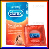 Preservativi Durex Settebello Comfort - Scatola 6 / 12 pezzi - QuantitÃ  : 6 Preservativi