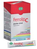 Ferrolin C - Ferro Vitamina C Acido Folico Vitamina B12 24 Pocket Drink