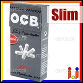 Ocb Stick Premium Slim 6mm Pop-up In Cannuccia - Scatolina da 102 Filtri