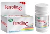 Ferrolin C - Ferro Vitamina C Acido Folico Vitamina B12 30 Capsule
