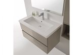 composizione personalizzabile - Pixel - mobile cm 95 x 50, lavabo e specchio con faretto