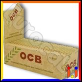 Cartine Ocb Organic Hemp Corte Canapa Biologica - Scatola da 50 Libretti