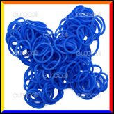 Loom Bands Elastici Colorati Blu - Bustina da 600 pz