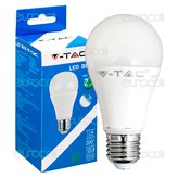 V-Tac VT-2015 Lampadina LED E27 15W Bulb A65 - SKU 4453 / 4454 / 4455 - Colore : Bianco Caldo