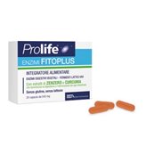 Prolife Enzimi Fitoplus - Integratore per la funzione digestiva e contro il gonfiore intestinale - 20 capsule