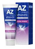 AZ 3D Ultra White Dentifricio Sbiancante - Sbianca, rinforza e protegge dalla formazione di macchie - Gusto menta piperita - 65 ml