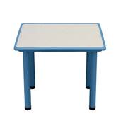 Tavolo ergonomico quadrato infanzia blu