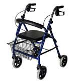 Deambulatore rollator - girello deambulatore 4 ruote anziani disabili con freni
