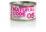 Natural Code 05 Pollo e Prosciutto 85gr umido gatto - Formato : 85 g