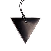 Collana con Ciondolo triangolare "Donna" in Shungite
