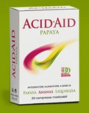 Acid Aid Papaya Integratore Alimentare 20 Compresse Masticabili