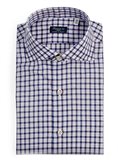 Classic shirt checked cotton linen Napoli Finamore 1925 - Size : 40