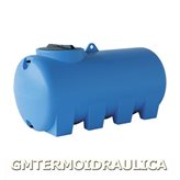 Serbatoio acqua cisterna in polietilene cilindrico Giurgola 1000 Lt Litri Orizzontale