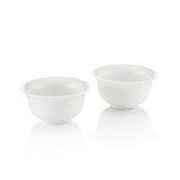 Porcelain tea cups white 40 ml 2 pcs