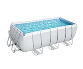 BESTWAY piscina POWER STEEL FRAME rettangolare cm 412x201x122h con pompa filtro