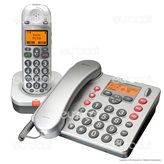 Amplicomms BigTel 480 Telefono Fisso con Segreteria e Cordless per Portatori di Apparecchi Acustici