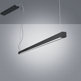 Lampada a sospensione LED Linea Dark (Colore: Nero - Dimmer: Non dimmerabile - Larghezza: 95 cm - Tonalità: 3000 K)