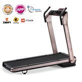 Tapis Roulant JK Fitness SUPERCOMPACT48 Pink - compatibile Zwift e Kinomap