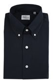 Shirt man Esclusiva completely sewn by hand blue cotton cashemere 1925 - Size : 39
