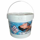 WaterLine WATER TRIPLEX Secchio 5 kg Pastiglie Multifunzione Azione Clorante Flocculante Antialghe + Test Kit Analisi pH e cloro