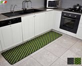 Pois 3D tappeto cucina largo 50 cm. - Colore / Disegno : GRIGIO, Taglia / Dimensione : 120 cm.