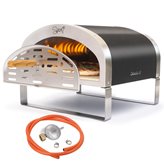 KIT Spice Diavola 16" forno a Gas per pizza design e brevetto Made in italy + Coperchio e Regolatore