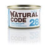 Natural Code 28 Tonno e Misto Mare in jelly 85g umido gatto