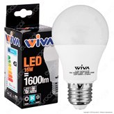 Wiva Lampadina LED E27 15W Bulb A60 - Colore : Bianco Caldo