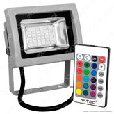 V-Tac VT-4711 RGB Multicolore Faretto LED 10W da Esterno con Telecomando Infrarossi - SKU 5895