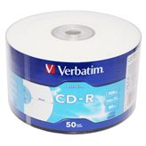 Verbatim 50 CD-R 52x 700MB 80 min Printable, in Shrink - 43794