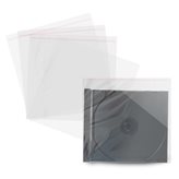 Bustine Richiudibili Clear MediaRange per custodie case CD 10.4mm BOX04 - Confezione da 100 pezzi