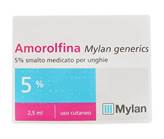 Amorolfina Mylan Smalto Da 2,5ml al 5% - Smalto Per Il Trattamento Delle Onicomicosi