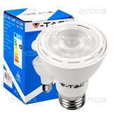 V-Tac VT-1208 Lampadina LED E27 8W Bulb Par Lamp PAR20 - Colore : Bianco Caldo